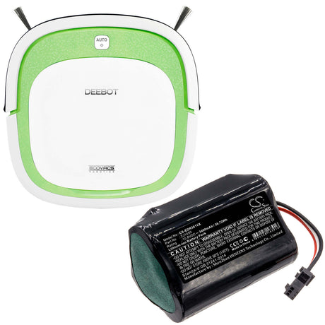 10.8V, Li-ion, 3400mAh, Vacuum battery fits Ecovacs, D36a, D36b, D36c, 36.72Wh Vacuum Cameron Sino Technology Limited
