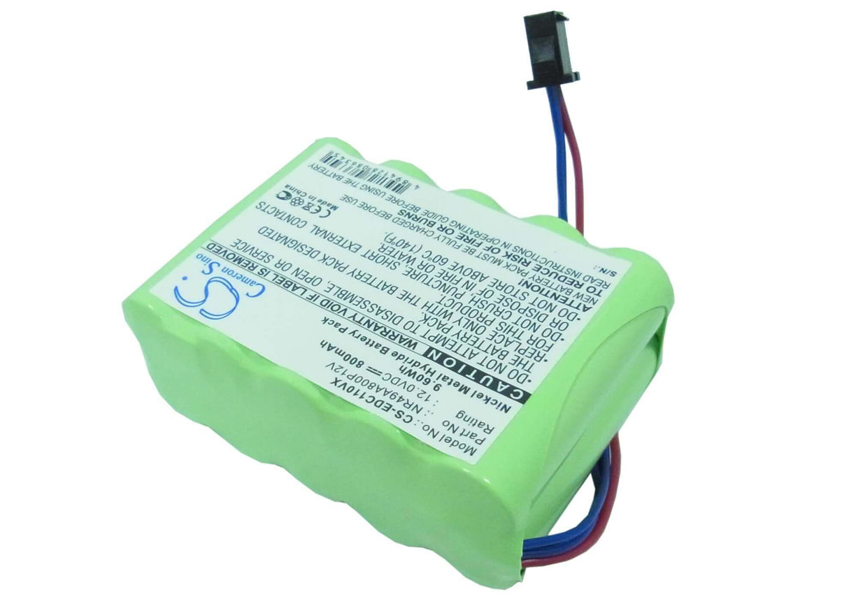12.0V, Ni-MH, 800mAh, Vacuum battery fits Ricambi, Ecovacs, Deebot Cen30, Deebot Cr100, Deebot Cr110, 9.60Wh Vacuum Cameron Sino Technology Limited