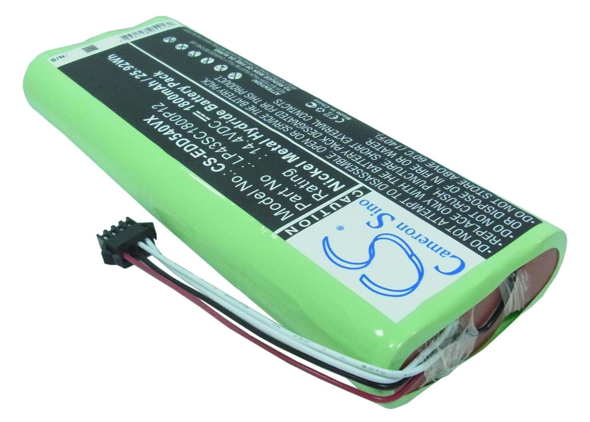 14.4V, Ni-MH, 1800mAh, Vacuum battery fits Ecovacs, Deebot D35, Deebot D523, Deebot D54, 25.92Wh Vacuum Cameron Sino Technology Limited
