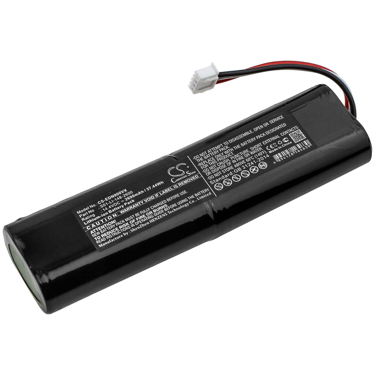 Vacuum battery For Ecovacs, Deebot Ozmo 900, Deebot Ozmo 901, Deebot Ozmo 920 14.4v, 2600mah - 37.44wh Vacuum Cameron Sino Technology Limited