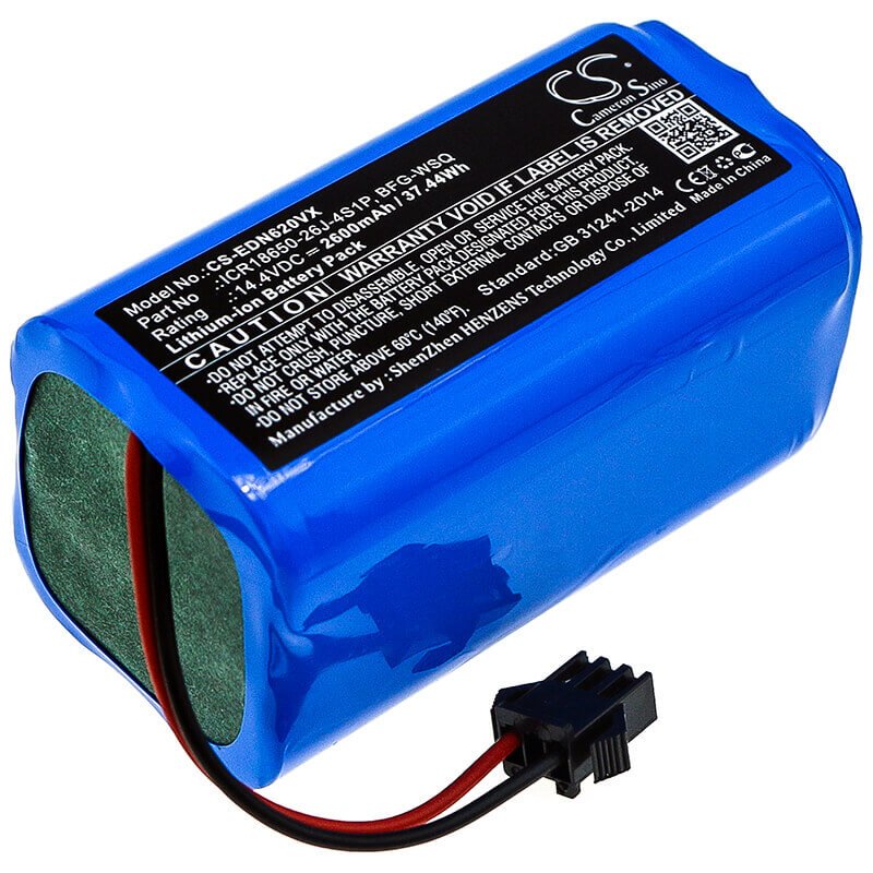 14.4V, Li-ion, 2600mAh, Vacuum battery fits Polaris, Genio, 600, 601, 605, 37.44Wh Vacuum Cameron Sino Technology Limited