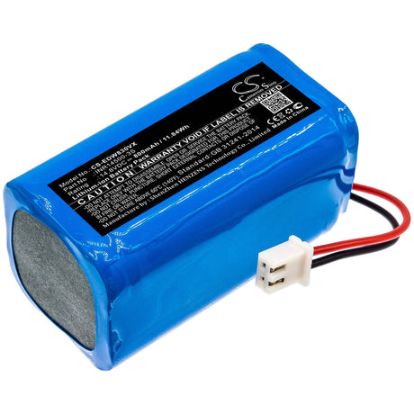 14.8V, Li-ion, 800mAh, Vacuum battery fits Ecovacs, W830, W830-rd, W830s, 11.84Wh Vacuum Cameron Sino Technology Limited