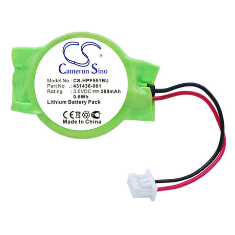3.0V, Lithium, 200mAh, CMOS / BackUp battery fits Iei, Ecs, Hp, 431436-001, Nova 8450G2-R10, Nova 9453-R11, 0.60Wh CMOS / BackUp Cameron Sino Technology Limited