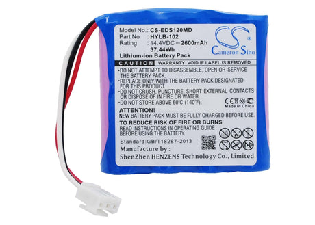 Medical Battery For Edan Se-1, Se-3, Se-1200 14.4v, 2600mah - 37.44wh Medical Cameron Sino Technology Limited (Medical)