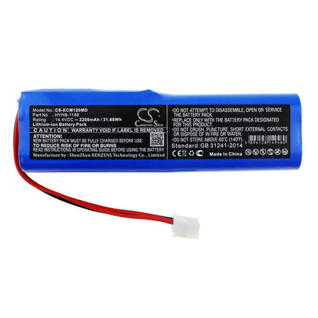 14.4V, Li-ion, 2200mAh, Medical battery fits Edanins, Hyhb-1188, Ecg-12a, Ecg-12b, 31.68Wh Medical Cameron Sino Technology Limited (Medical)