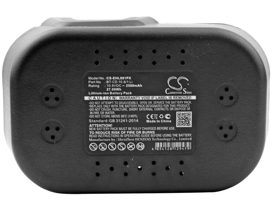 10.8V, Li-ion, 2500mAh, Power Tools battery fits Einhell, Bt-cd 10.8/1 Li, Bt-cd 10.8/1 Li, 27Wh Power Tools Cameron Sino Technology Limited (Power Tools)