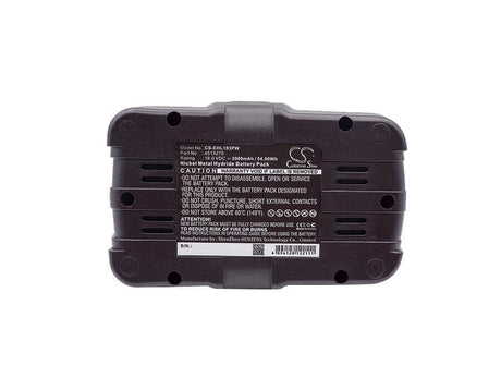 18.0V, Ni-MH, 3000mAh, Power Tools battery fits Einhell, 4513275, Rt-cd 18/1, Rt-cd 18/1 (1.5), 54Wh Power Tools Cameron Sino Technology Limited (Power Tools)