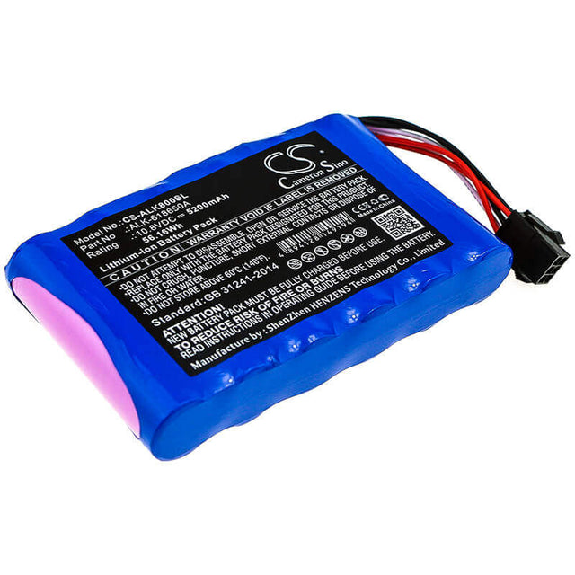 10.8V, Li-ion, 5200mAh, Equipment battery fits Eloik, Alk-618650a, ALK-80, Alk-88, 56.16Wh Equipment, Survey, Test Cameron Sino Technology Limited