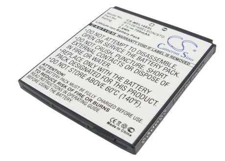 3.7V, Li-ion, 700mAh, SmartPhone battery fits Emporia, Bty26168, Es1, 2.59Wh Mobile, SmartPhone Cameron Sino Technology Limited (Suspended)