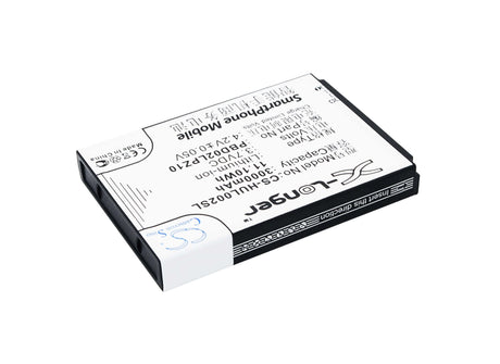 3.7V, Li-ion, 3000mAh, Hotspot battery fits Emobile, Huawei, Pbd02lpz10, Gl02p, 11.10Wh Hotspot Cameron Sino Technology Limited
