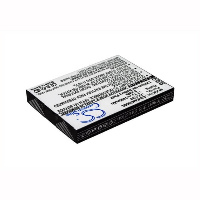 3.7V, Li-ion, 1450mAh, SmartPhone battery fits Emporia, Ak-v33, Solid, 5.37Wh Mobile, SmartPhone Cameron Sino Technology Limited (Smartphone)