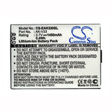 3.7V, Li-ion, 1450mAh, SmartPhone battery fits Emporia, Ak-v33, Solid, 5.37Wh Mobile, SmartPhone Cameron Sino Technology Limited (Smartphone)