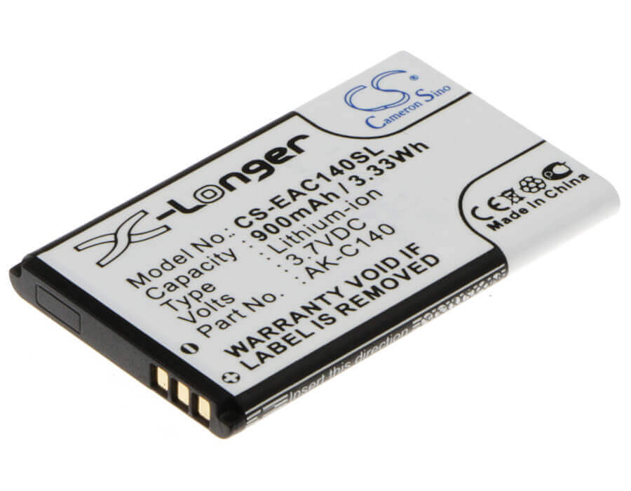 3.7V, Li-ion, 900mAh, SmartPhone battery fits Easyfone, Vienod, Artfone, Texet, Brondi, Bea-fon, B111, C3, Cf241a, 3.33Wh Mobile, SmartPhone Cameron Sino Technology Limited (Smartphone)