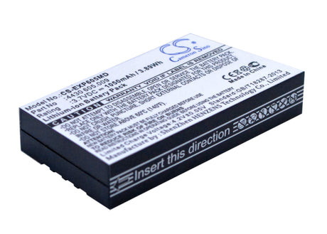 3.7V, Li-ion, 1050mAh, Medical battery fits Eppendorf, 4430 605.009, Easypet 3, 3.89Wh Medical Cameron Sino Technology Limited (Medical)