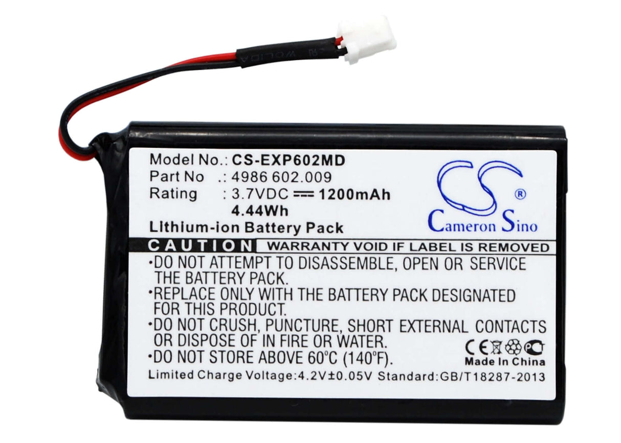 3.7V, Li-ion, 1200mAh, Medical battery fits Eppendorf, 22462407, Multipette E3, Multipette E3x, 4.44Wh Medical Cameron Sino Technology Limited (Medical)