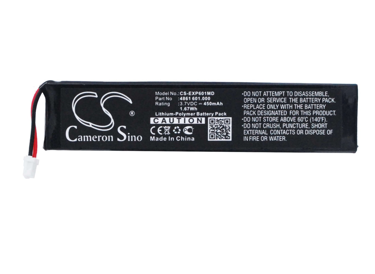 3.7V, Li-Polymer, 450mAh, Medical battery fits Eppendorf, 4861 601.000, Xplorer, Xplorer Plus, 1.67Wh Medical Cameron Sino Technology Limited (Medical)