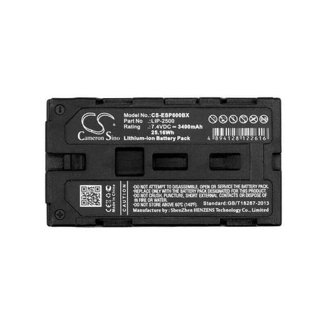 7.4V, Li-ion, 3400mAh, Portable Printer battery fits Epson, C32c831091, Eht-400, Eht-400c, 25.16Wh Portable Printer Cameron Sino Technology Limited