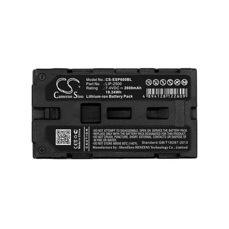 7.4V, Li-ion, 2600mAh, Portable Printer battery fits Epson, C32c831091, Eht-400, Eht-400c, 19.24Wh Portable Printer Cameron Sino Technology Limited
