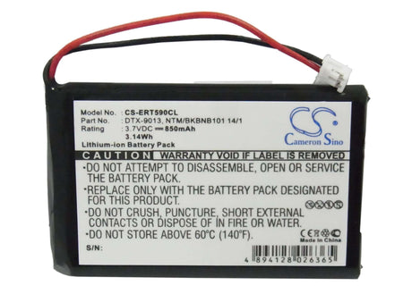 3.7V, Li-ion, 850mAh, Cordless Phone battery fits Ericsson, Ntm/bkbnb10114/1, Dt590, Dt5900, 3.145Wh Cordless Phone Cameron Sino Technology Limited (Cordless Phone)