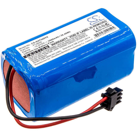 14.8V, Li-ion, 2600mAh, Vacuum battery fits Haier, Tab-t550wsc, Tab-t560h, 38.48Wh Vacuum Cameron Sino Technology Limited