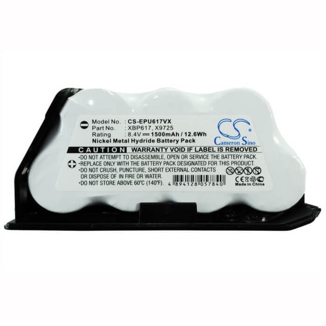 8.4V, Ni-MH, 1500mAh, Vacuum battery fits Shark, Euro Pro, Shark Uv617, Shark Uv647, Shark Uv647h, 12.60Wh Vacuum Cameron Sino Technology Limited