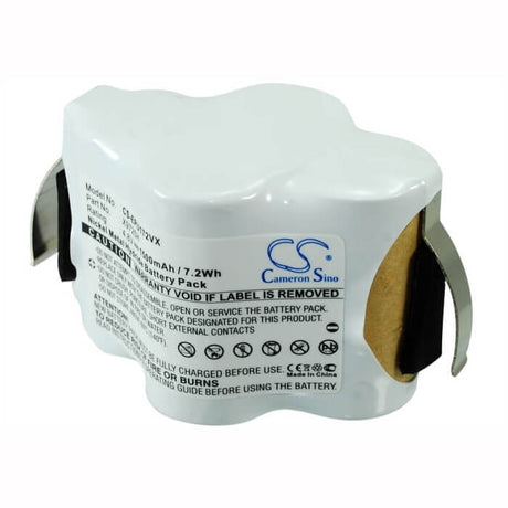 4.8V, Ni-MH, 1500mAh, Vacuum battery fits Domo, Euro Pro, Do204sw, Do-204sw, 7.20Wh Vacuum Cameron Sino Technology Limited