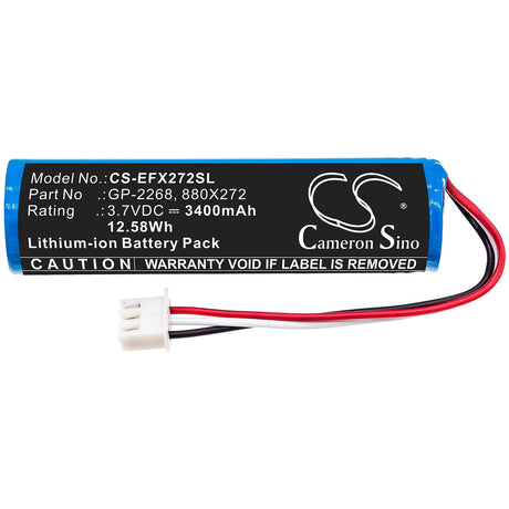 3.7V, Li-ion, 3400mAh, Equipment battery fits Exfo, 01wq0037-09, EX1, 12.58Wh Equipment, Survey, Test Cameron Sino Technology Limited