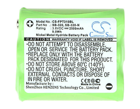 Barcode Scanner Battery For Falcon 310, 315, 320 3.6v, 2500mah - 9.00wh Barcode Scanner Cameron Sino Technology Limited