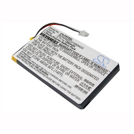 3.7V, Li-Polymer, 1200mAh, GPS battery fits Falk, Blp5040021015004433, F3, F4, 4.44Wh GPS, Navigator Cameron Sino Technology Limited