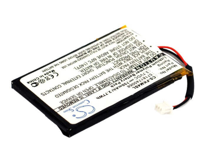 3.7V, Li-Polymer, 750mAh, GPS battery fits Falk, 57181740068, M2, M4, 2.78Wh GPS, Navigator Cameron Sino Technology Limited