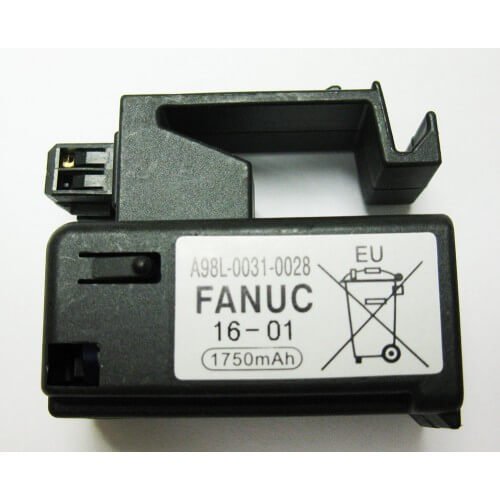 Battery For Fanuc A98l-0031-0028, A02b-0323-k102 Single Cell 3v In Cartridge 3v, 1750 Mah - 5.25wh Robotics Battery BB Generic