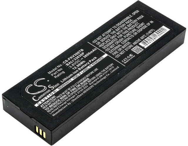 3.6V, Li-ion, 3600mAh, DVB-T battery fits Fanvision, Bali 33636p, K-ivt-300-gd-b, 12.96Wh DVB-T Cameron Sino Technology Limited