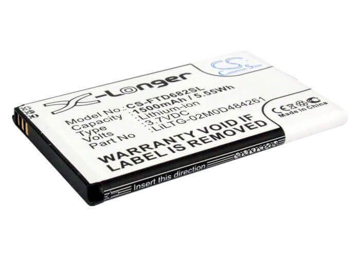 3.7V, Li-ion, 1500mAh, Hotspot battery fits Feetong, Liltg-02m0d484261, D8628, Zw-100, 5.55Wh Hotspot Cameron Sino Technology Limited