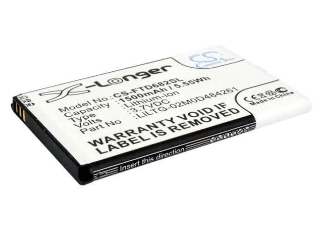 3.7V, Li-ion, 1500mAh, Hotspot battery fits Feetong, Liltg-02m0d484261, D8628, Zw-100, 5.55Wh Hotspot Cameron Sino Technology Limited