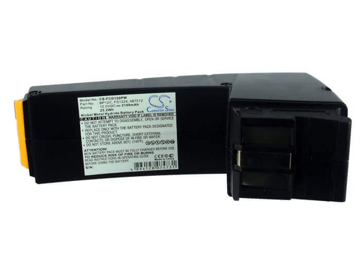 12.0V, Ni-MH, 2100mAh, Power Tools battery fits Festool, 486831, 486831, 488844, 25.2Wh Power Tools Cameron Sino Technology Limited (Power Tools)