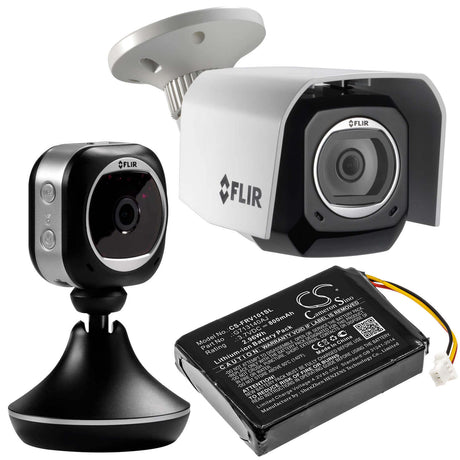 3.7V, Li-ion, 800mAh, Home Security Camera battery fits Flir, G713140aj, Fx, Fxv101, 2.96Wh Home Security Camera Cameron Sino Technology Limited