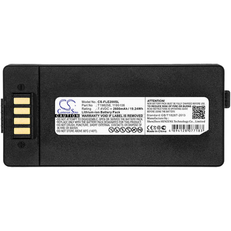 7.4V, Li-ion, 2600mAh, Thermal Camera battery fits Flir, 1195106, 1195958, B2, 19.24Wh Thermal Camera Cameron Sino Technology Limited