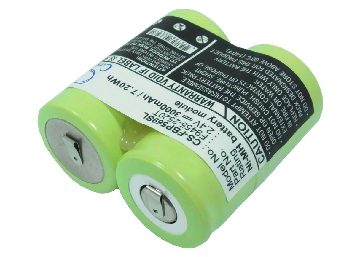 2.4V, Ni-MH, 3000mAh, Equipment battery fits Fluke, F9455-2520t, 474569, 7.2Wh Equipment, Survey, Test Cameron Sino Technology Limited