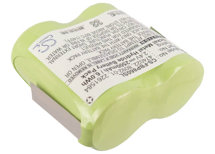 2.4V, Ni-MH, 2500mAh, Equipment battery fits Fluke, 2261584, 8010, 8010a, 6Wh Equipment, Survey, Test Cameron Sino Technology Limited