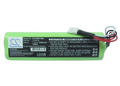 7.2V, Ni-MH, 2500mAh, Thermal Camera battery fits Fluke, 3105035, Ti10, Ti-10, 18Wh Thermal Camera Cameron Sino Technology Limited