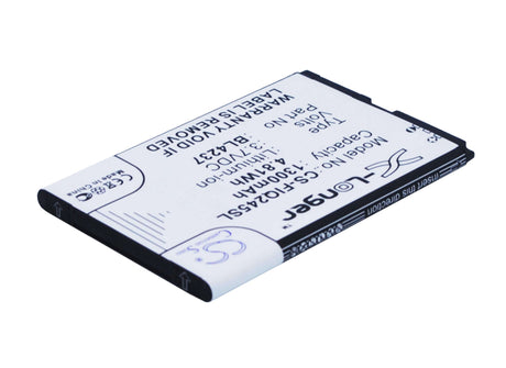 3.7V, Li-ion, 1300mAh, SmartPhone battery fits Fly, Bl4237, Iq245, Iq245 Wizard, 4.81Wh Mobile, SmartPhone Cameron Sino Technology Limited (Smartphone)