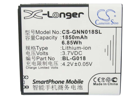 3.7V, Li-ion, 1850mAh, SmartPhone battery fits Fly, C700, C800, 6.85Wh Mobile, SmartPhone Cameron Sino Technology Limited (Suspended)