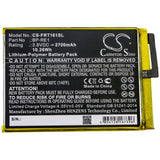 3.8V, Li-Polymer, 2700mAh, SmartPhone battery fits Freetel, Bp-re1, Ftj161b, Ftj161b-rei, 10.26Wh Mobile, SmartPhone Cameron Sino Technology Limited (Smartphone)