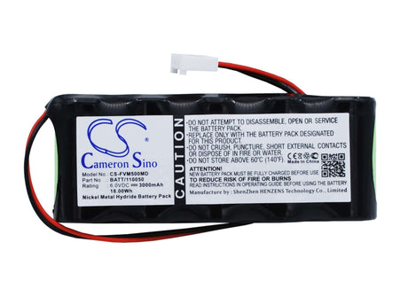 6.0V, Ni-MH, 3000mAh, Medical battery fits Fresenius, 120050, Mcm500, Mcm500d, 18.0Wh Medical Cameron Sino Technology Limited (Medical)