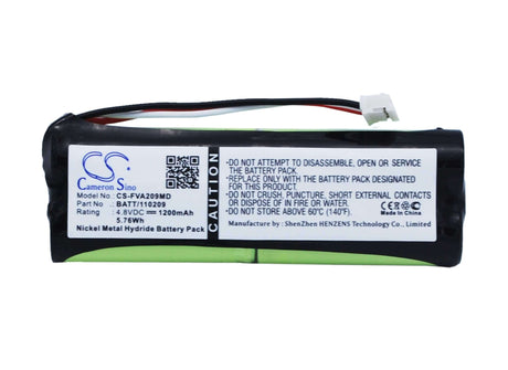 4.8V, Ni-MH, 1200mAh, Medical battery fits Fresenius, Ambix, 110209-xo, Activ Ambulatory Pump, 5.76Wh Medical Cameron Sino Technology Limited (Medical)