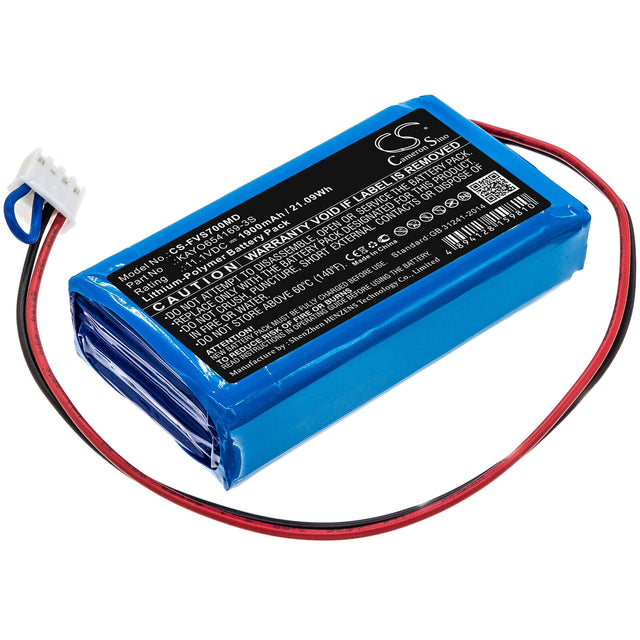 11.1V, Li-Polymer, 1900mAh, Medical battery fits Fresenius, Kayo654169-3s, Sp7, Sp7 Syringe Pumps, 21.09Wh Medical Cameron Sino Technology Limited (Medical)