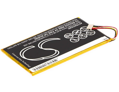 3.7V, Li-Polymer, 4350mAh, Tablet battery fits Fuhu, Mlp4566111, Dmtab In08a, Nabi Dreamtab Hd8, 16.10Wh Tablet Cameron Sino Technology Limited