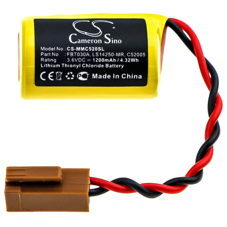 PLC Battery for Fuji Electric, Micrex-f, Micrex-spb, Micrex-sph 3.6v, 1200mah - 4.32wh PLC Cameron Sino Technology Limited