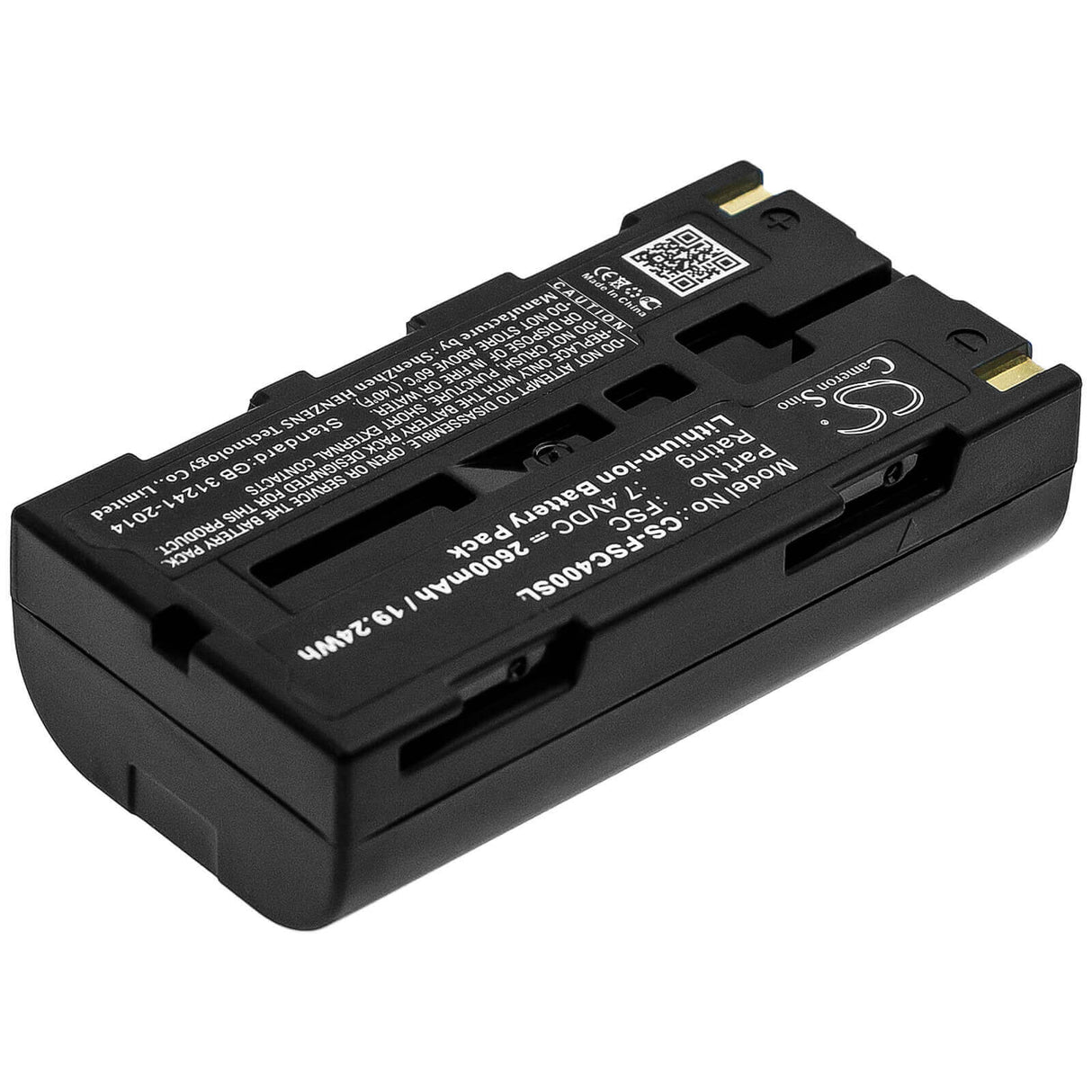 7.4V, Li-ion, 2600mAh, Equipment battery fits Fuji, Fsc, FSC, Fsc3, 19.24Wh Equipment, Survey, Test Cameron Sino Technology Limited