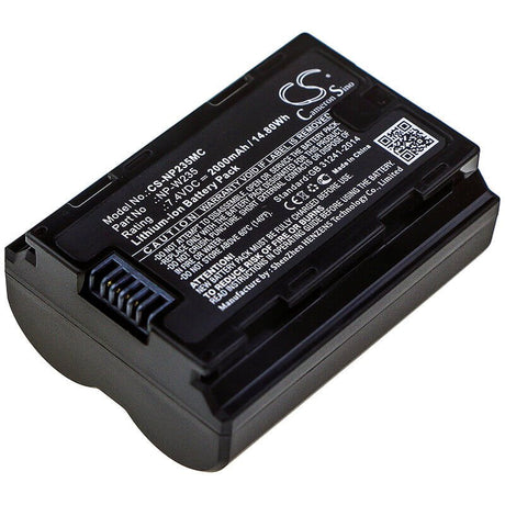 7.4V, Li-ion, 2000mAh, Camera battery fits Fujifilm, Np-w235, Gfx100s, Gfx50s Ii, 14.8Wh Camera Cameron Sino Technology Limited (Camera)